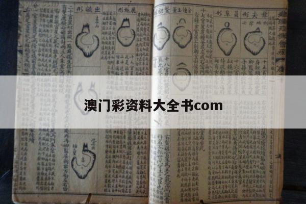 澳门彩资料大全书com
